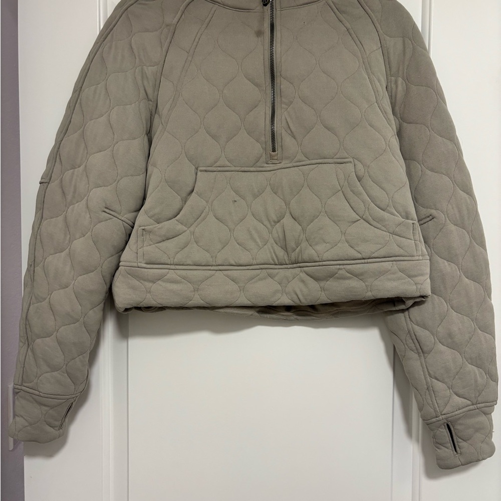 Lululemon Quilted Crop Zip